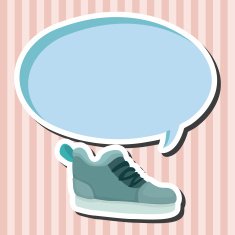 shoe style theme elements vector eps N26