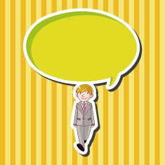 boy man cartoon theme elements N85