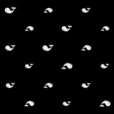Geometric simple monochrome minimalistic vector marine pattern whales N8