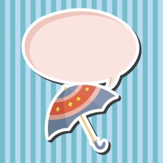 Umbrella theme elements vector eps N39