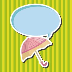 Umbrella theme elements vector eps N40