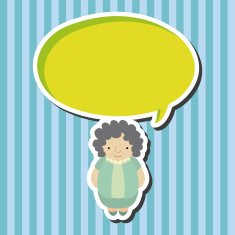 family grandmother character theme elements N15