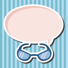 glasses theme elements vector eps N13