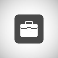 suitcase icon travel business sign symbol N2