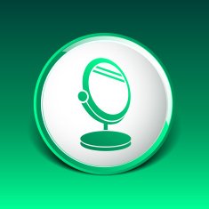 mirror icon vector isolated view sign symbol N4