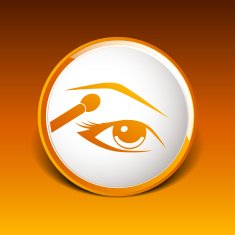 vector with beautiful female eyes different makeup N4