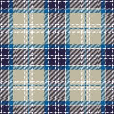 Blue Seamless Tartan Plaid Design