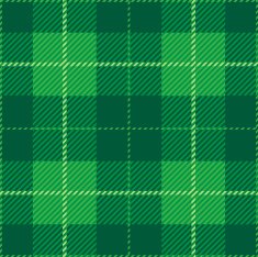 Seamless Green Tartan Plaid Design