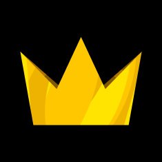 Crown vector icon N9