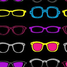 Glasses seamless background N2