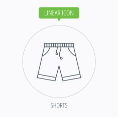 Shorts icon Casual clothes shopping sign N13