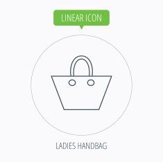 Ladies handbag icon Elegance women accessory N11