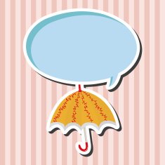 Umbrella theme elemets vector eps N29