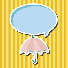 Umbrella theme elemets vector eps N38