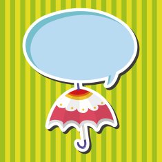 Umbrella theme elemets vector eps N39