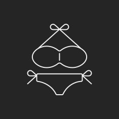 swim suit line icon N13