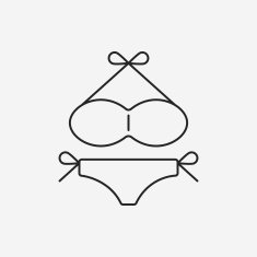 swim suit line icon N15