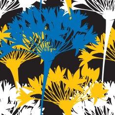 Seamless floral background pattern N54
