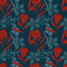 Seamless floral background pattern N57