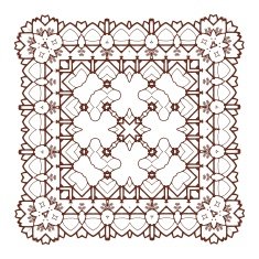 Vector Beautiful Deco Black Mandala N157