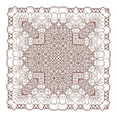 Vector Beautiful Deco Black Mandala N192