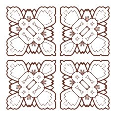 Vector Beautiful Deco Black Mandala N198
