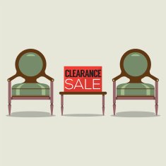 Clearance Sale Vintage Chairs