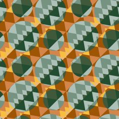 colorful abstract geometric shapes of mixed circles a