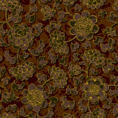 seamless floral damask pattern background