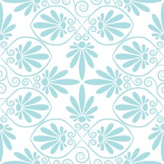 vector set seamless floral ornament N2