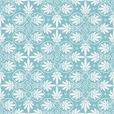 vector set seamless floral ornament N4