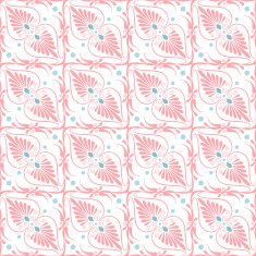 vector set seamless floral ornament N8