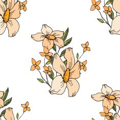 Seamless Floral Pattern N526