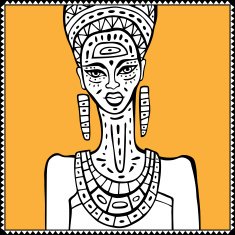 African Woman Portrait N3