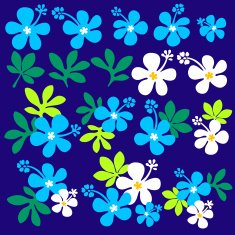 Hibiscus flower illustration N2