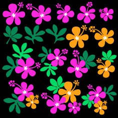 Hibiscus flower illustration N3