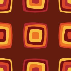 Seamless geometric vintage wallpaper vector N12