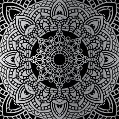 Silver mandala