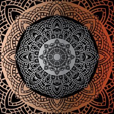 Silver mandala N2