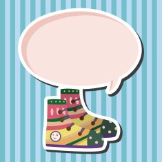 shoe style theme elements vector eps N39