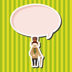 boy man cartoon theme elements N100