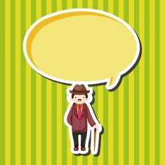 boy man cartoon theme elements N105