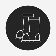 Rain boots line icon N10