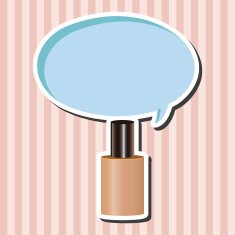 cosmetics foundation theme elements vector eps N4