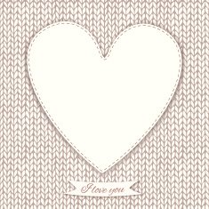 Romantic valentine's day knitted background N9