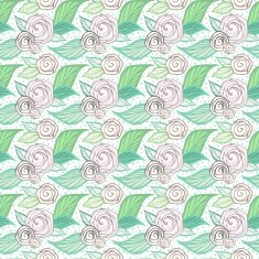 Seamless pattern with decorative roses