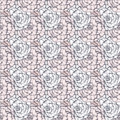 Seamless pattern with decorative roses N2
