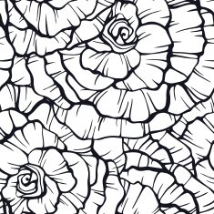 Seamless pattern with decorative roses N11