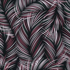 Seamles vector background with tropical palm leaves