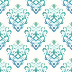 Watercolor seamless wallpapers in the style of Baroque Can be